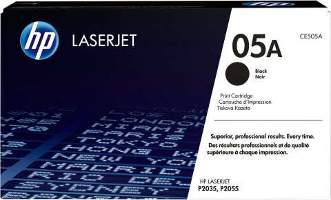 HP 05A oryginalny wkład z czarnym tonerem LaserJet Hewlett-Packard