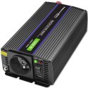 QOLTEC PRZETWORNICA NAPIĘCIA MONOLITH 1200 MS WAVE | 12V NA 230V | 600/1200W | USB Qoltec