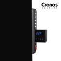 Promiennik podczerwieni Cronos Synthelith CRG-720TWP 720W szklany czarny z WiFi i pilotem Cronos