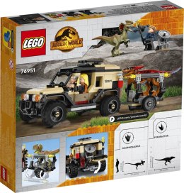 LEGO JURASSIC WORLD 76951 TRANSPORT PYRORAPTORA I DILOFOZAURA Lego