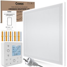 Promiennik podczerwieni Cronos Graphene LED CGL-420TP 420W biały LED z termostatem Cronos