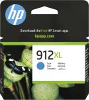 HP 912XL oryginalny wysokowydajny wkład atramentowy błękitny Hewlett-Packard