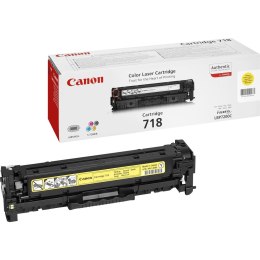 Canon CRG-718 Y kaseta z tonerem 1 szt. Oryginalny Żółty Canon