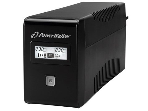 POWER WALKER UPS LINE-IN VI 650 LCD 650VA 2X SCHUKO, RJ11, USB, LCD POWER WALKER