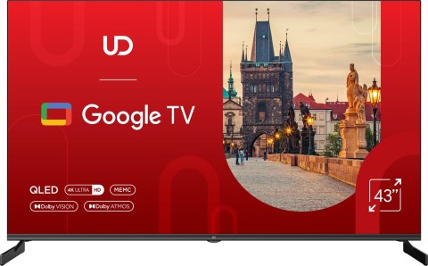 Telewizor 43" UD 43QGU7210S 4K UltraHD, Q-LED, DVB-T/T2/C UD