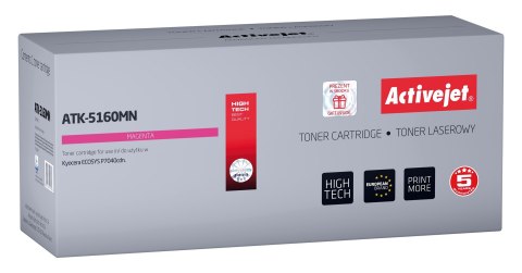 Activejet ATK-5160MN Toner (zamiennik Kyocera TK-5160M; Supreme; 12000 stron; czerwony) Activejet