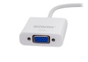 Adapter SAVIO cl-27 (HDMI M - D-Sub (VGA) F; 0,10m; kolor biały) SAVIO