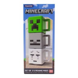 PP MINECRAFT STACKING MUGS Paladone