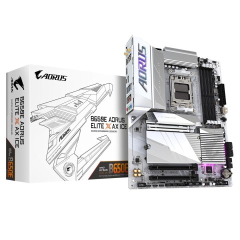 GIGABYTE B650E Aorus Elite X ICE, AMD B650E Płyta główna - Socket AM5, DDR5 Gigabyte