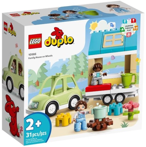 LEGO DUPLO 10986 Town Dom rodzinny na kółkach Lego