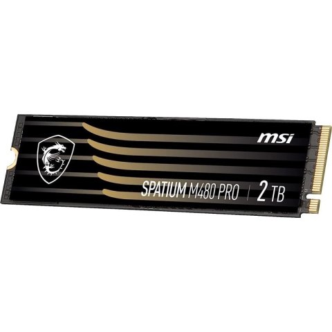 Dysk SSD MSI SPATIUM M480 Pro 2TB PCIe 4.0 NVMe M.2 2280 MSI