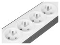 Listwa zasilająca Belkin Power Surge 4-PORT + 2xUSB-A 2.4A 525J 2m Grey/White Belkin