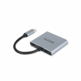 Hub Dicota USB-C Portable 4-in-1 Docking Station 4K HDMI PD 100W 2x4k HDMI/1xUSB-A/1xUSB-C  PD 100W Dicota