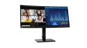 Lenovo ThinkVision P34w-20 LED display 86,7 cm (34.1") 3440 x 1440 px Wide Quad HD Czarny Lenovo