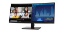 Lenovo ThinkVision P34w-20 LED display 86,7 cm (34.1") 3440 x 1440 px Wide Quad HD Czarny Lenovo