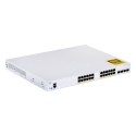 Cisco CBS350-24FP-4X-EU łącza sieciowe Zarządzany L2/L3 Gigabit Ethernet (10/100/1000) Srebrny Cisco