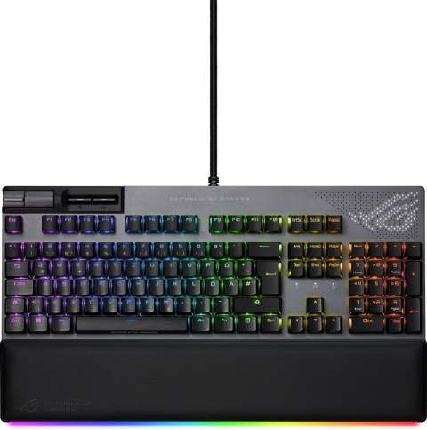 Klawiatura gamingowa ASUS ROG Strix Flare II Animate, PBT - ROG RX, czarna ASUS