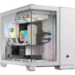 2500X Tempered Glass mATX Mid-Tower, White Corsair