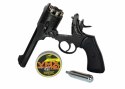 Rewolwer WEBLEY MKVI .455 Police kal.4,5 mm Diabolo łuski 6-strzał. lufa 4" CO2 Black Ekp do17J WEBLEY