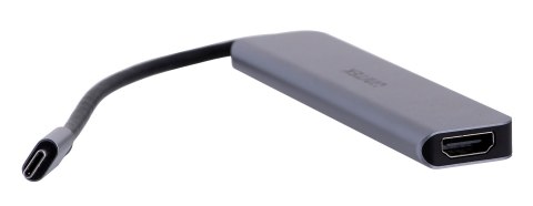 UNITEK HUB USB-C 7W1, HDMI 4K, PD 100W, 5GBPS, ALU UNITEK