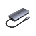 UNITEK HUB USB-C N9+, USB-C, HDMI, PD 100W, SD UNITEK