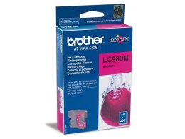 Brother LC-980M nabój z tuszem 1 szt. Oryginalny Purpurowy Brother